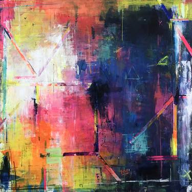 Original Abstract Paintings by Liesbeth Willaert