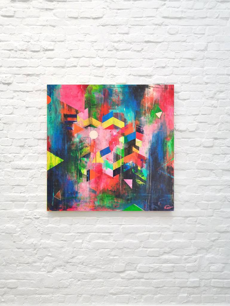 Original Abstract Painting by Liesbeth Willaert