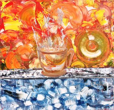 Print of Food & Drink Paintings by Evelina Popilian