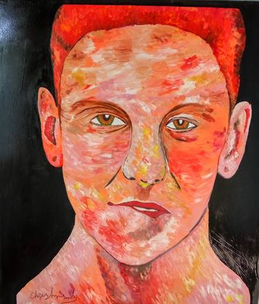 Original Portraiture Men Paintings by Christos Anastasopoulos