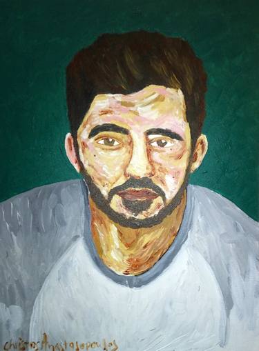 Original Portraiture Portrait Paintings by Christos Anastasopoulos