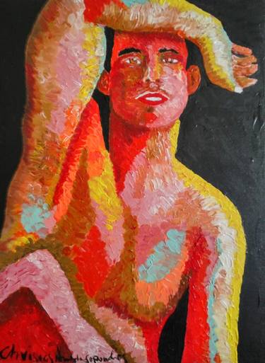 Original Men Paintings by Christos Anastasopoulos