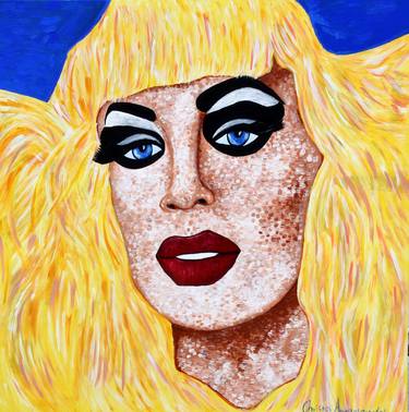 Original Abstract Pop Culture/Celebrity Paintings by Christos Anastasopoulos