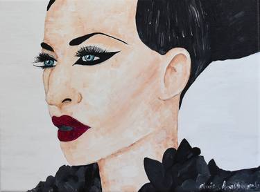 Print of Realism Celebrity Paintings by Christos Anastasopoulos