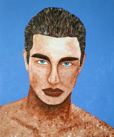 Print of Realism Men Paintings by Christos Anastasopoulos