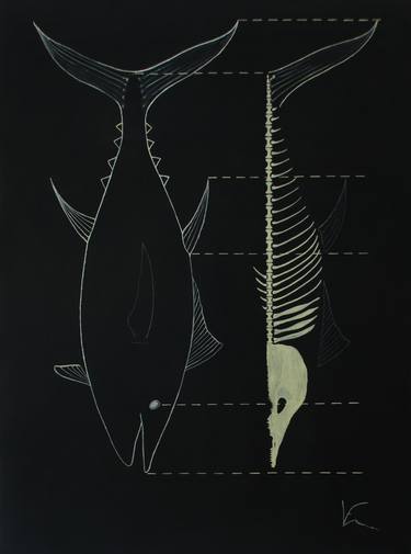 Print of Modern Fish Paintings by Katja Väinöläinen