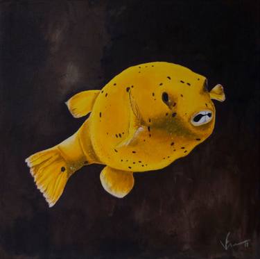 Print of Conceptual Fish Paintings by Katja Väinöläinen