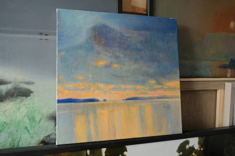 Original Impressionism Seascape Painting by Masha Danilovskaia