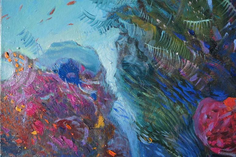 Original Impressionism Fish Painting by Masha Danilovskaia