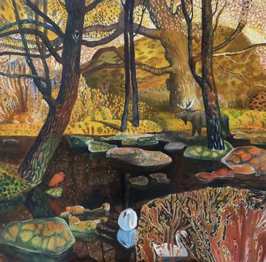 Original Landscape Painting by Masha Danilovskaia