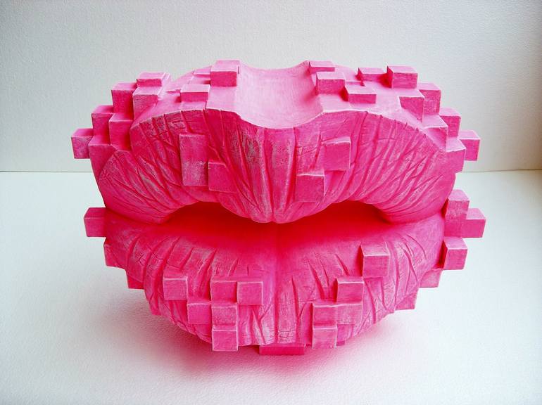 Original Pop Art Love Sculpture by Stefan Nenov