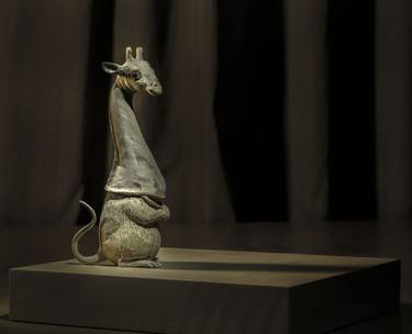 Original Surrealism Animal Sculpture by Stefan Nenov