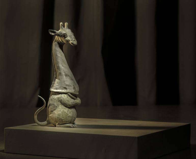 Original Surrealism Animal Sculpture by Stefan Nenov