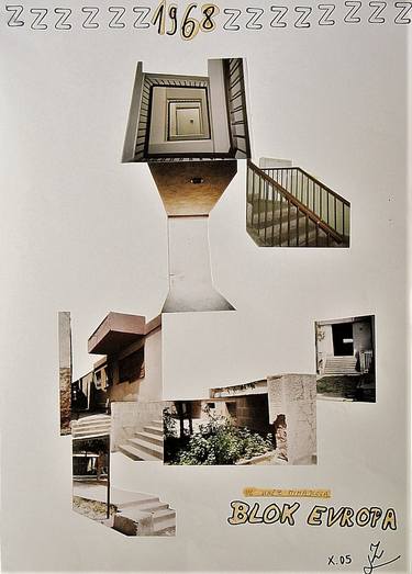 Original Conceptual Architecture Collage by Zoki Zoran Komatinović