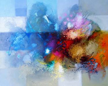 Original Abstract Expressionism Abstract Paintings by Koos Smit