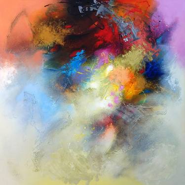 Original Abstract Expressionism Abstract Paintings by Koos Smit