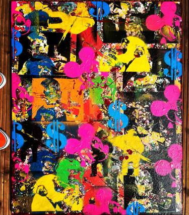 Original Pop Art Animal Mixed Media by Serj Sabet