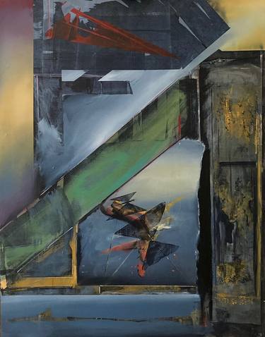 Original Surrealism Abstract Painting by Kurt Niederhaus