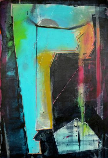 Original Street Art Abstract Paintings by Kurt Niederhaus