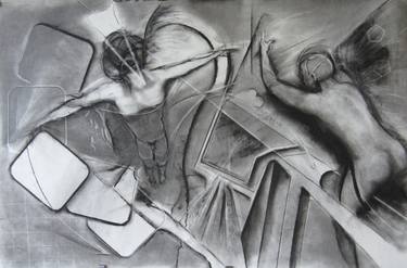 Original Figurative Classical mythology Drawings by Kurt Niederhaus