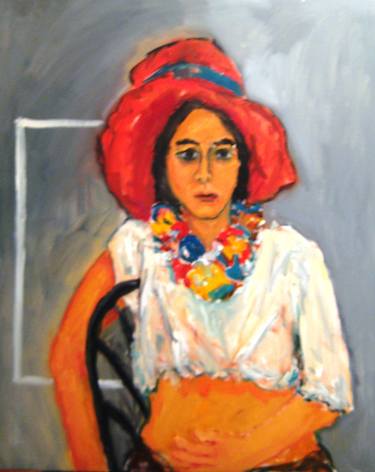 Sitting Woman with Lei thumb