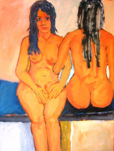 Original Figurative Nude Paintings by Victor Mashaal