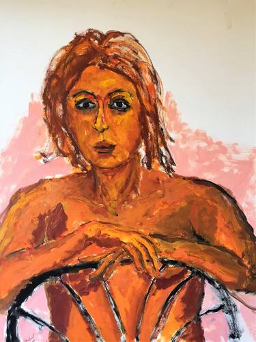 Original Expressionism Women Paintings by Victor Mashaal