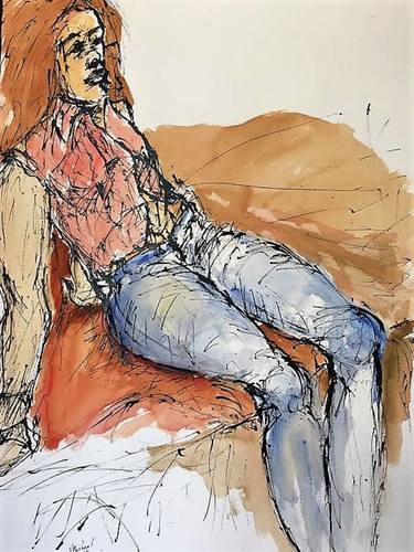 Original Women Drawings by Victor Mashaal