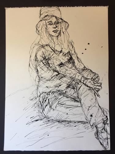 Original Women Drawings by Victor Mashaal