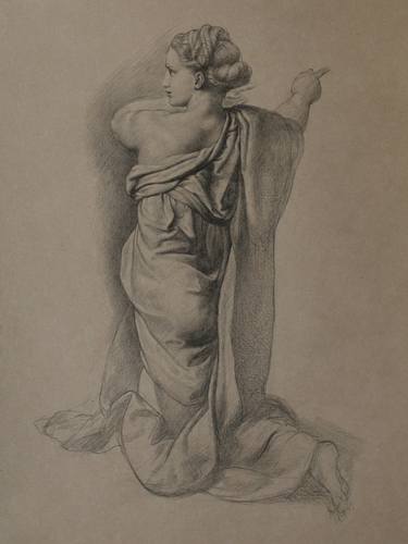 Original Figurative Women Drawings by Igor Tatarenko