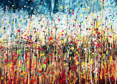 Original Abstract Expressionism Abstract Paintings by Dam Domido
