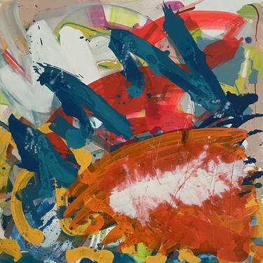 Original Abstract Expressionism Abstract Paintings by Joanna Wilkinson