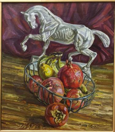 Print of Realism Horse Paintings by Arben Naco