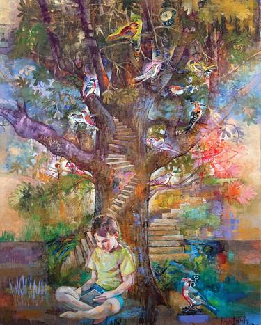 Print of Children Paintings by Katia Varvaki