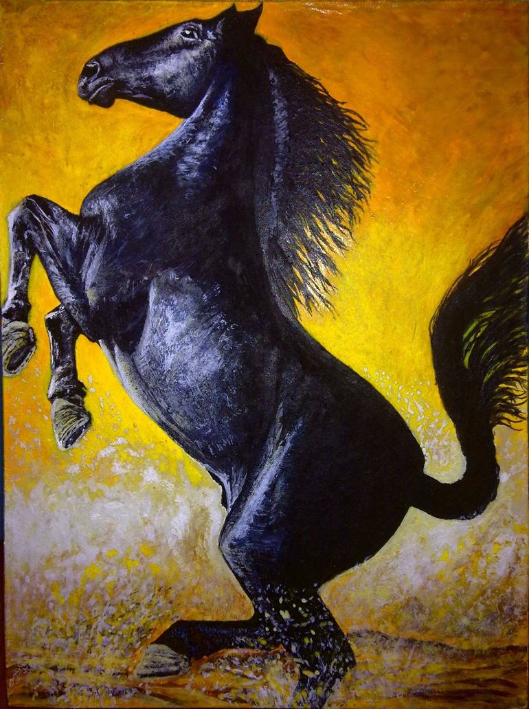 Original Horse Painting by Nikolay Darakchiev