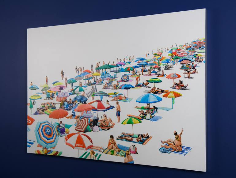 Original Contemporary Beach Painting by Annabelle Shelton