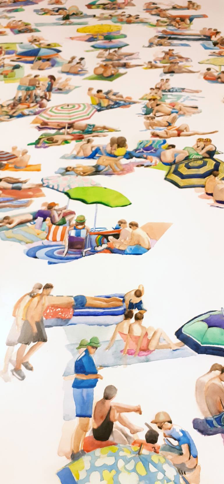 Original Contemporary Beach Painting by Annabelle Shelton