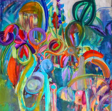 Original Abstract Expressionism Abstract Paintings by Gemma Kauffman