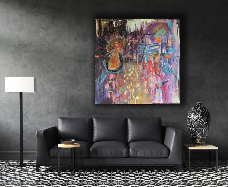 Original Abstract Expressionism Abstract Painting by Gemma Kauffman
