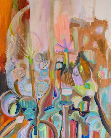 Original Abstract Expressionism Abstract Paintings by Gemma Kauffman