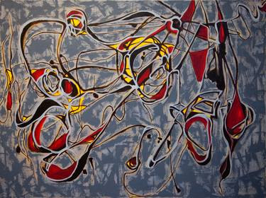 Original Abstract Expressionism Abstract Paintings by Deborah Lambert