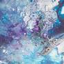 Fluid acrylic abstract painting.
Part of the universe collection.