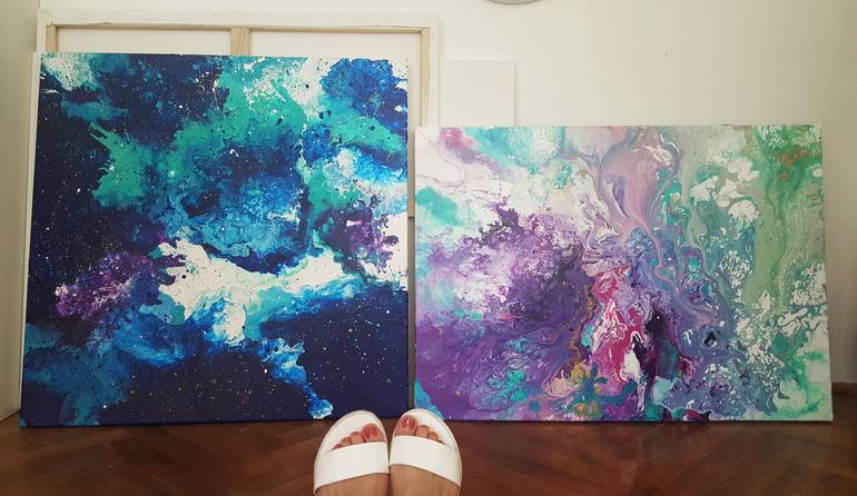 Original Abstract Painting by Lívia Fekete
