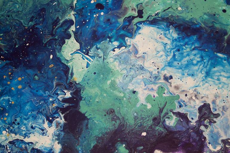 Original Abstract Painting by Lívia Fekete