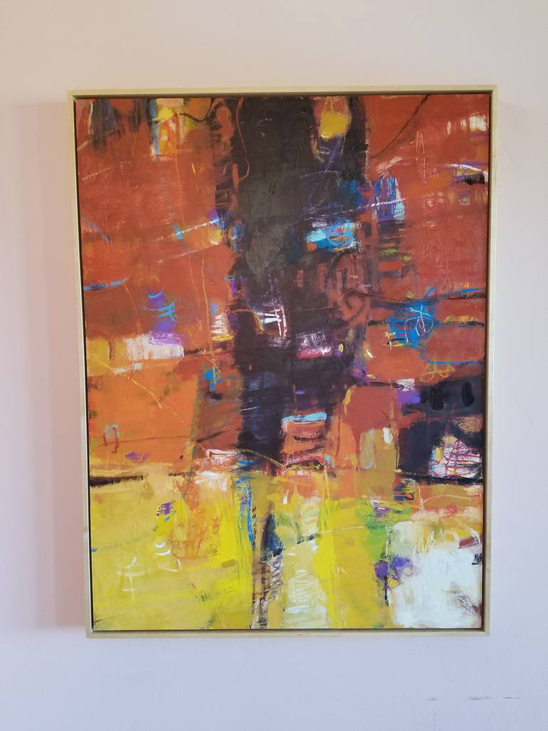 Original Conceptual Abstract Painting by John Berry