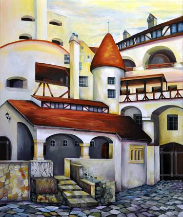 Print of Expressionism Architecture Paintings by Sonia Chivarar
