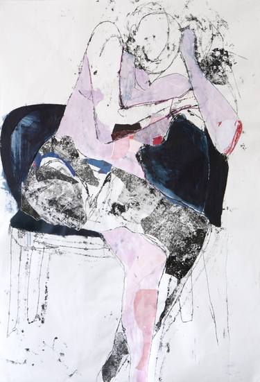 Original Abstract Women Collage by Jackie Leishman