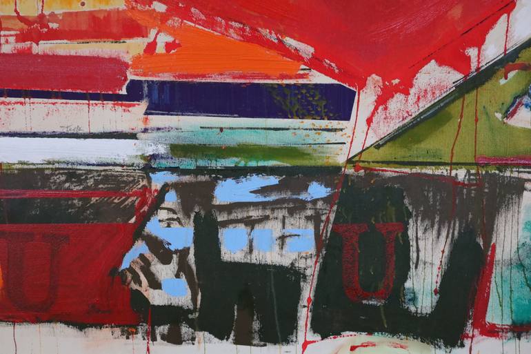 Original Abstract Expressionism Abstract Painting by Jose Fonte