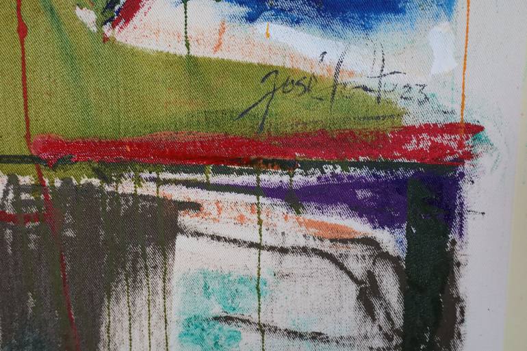 Original Abstract Expressionism Abstract Painting by Jose Fonte