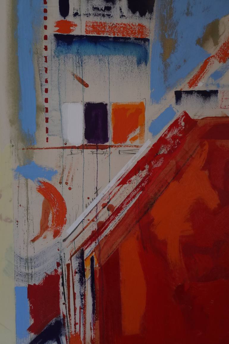Original Abstract Expressionism Abstract Painting by Jose Fonte